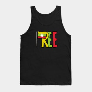 Free Myanmar Tank Top